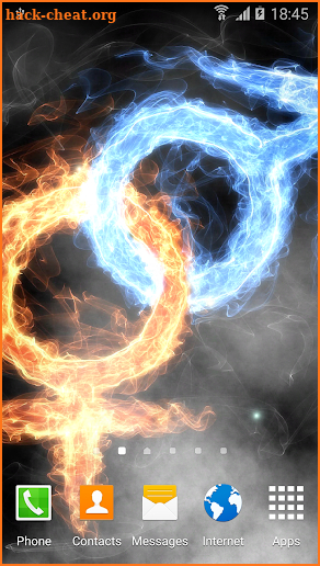 Fire & Ice Live Wallpaper screenshot