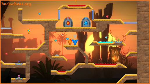 Fire and Water 2 player game screenshot