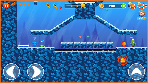 Fire and Water 2 player game screenshot