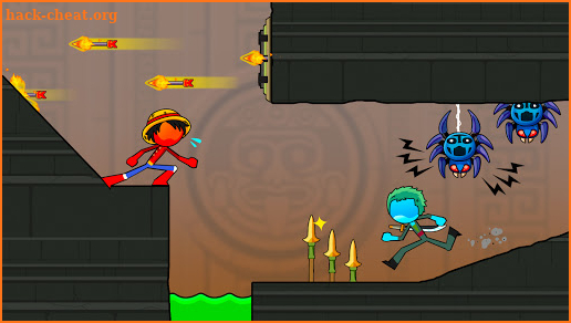 Fire and Water Stickman 2 : The Temple screenshot