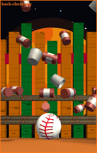 Fire Balls 3D : Knock Down Cans screenshot