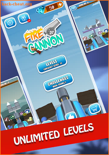 Fire Cannon: Shoot Blocks, Knock Balls 3D Game screenshot