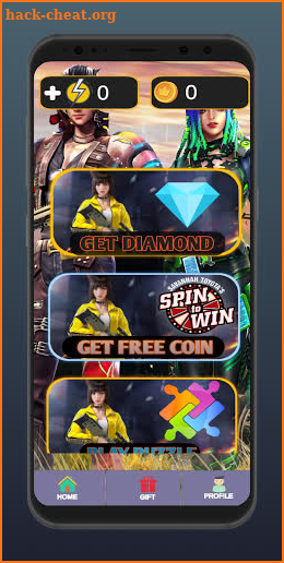 Fire Diamond 💎Daily Spin Free F Fire Diamond Game screenshot