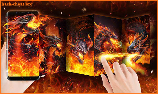 Fire Dragon Live Wallpaper screenshot