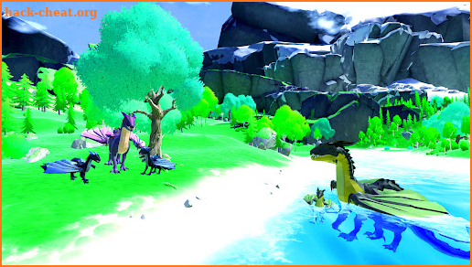 Fire Dragon Sims: 3D Hunt Game screenshot