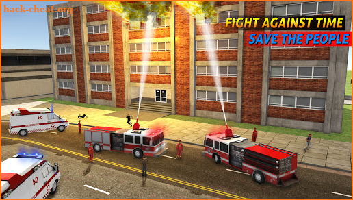 Fire Engine City Rescue: Firefighter Truck Games screenshot