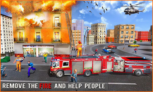 Fire Engine Truck Driving : Emergency Response screenshot