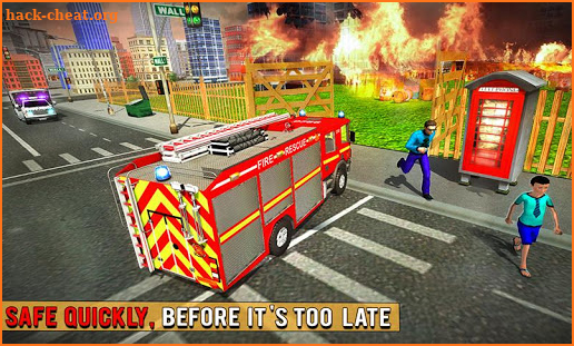 Fire Fighter Truck Real City Heroes screenshot