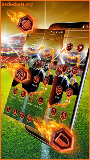 Fire Football  Rugby Theme screenshot