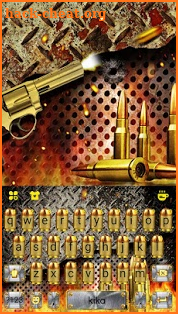 Fire Guns Keyboard Theme screenshot