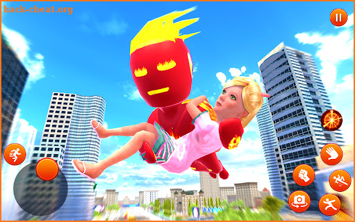 Fire Hero Robot Gangster City screenshot