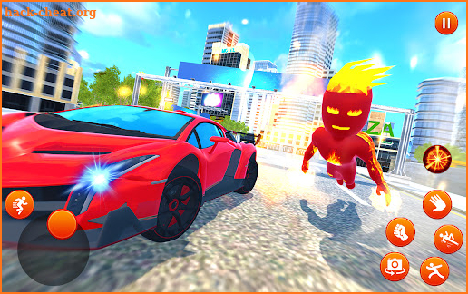 Fire Hero Robot Gangster City screenshot