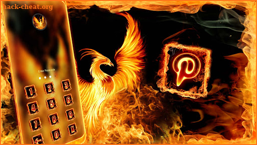 Fire Phoenix Launcher Theme screenshot