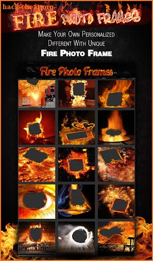 Fire Photo Frame screenshot