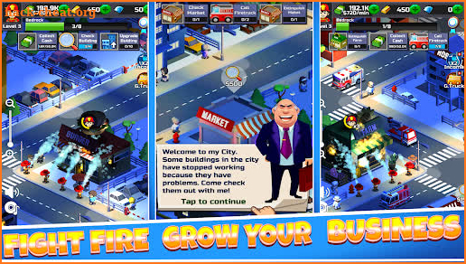 Fire Rescue Idle Tycoon screenshot