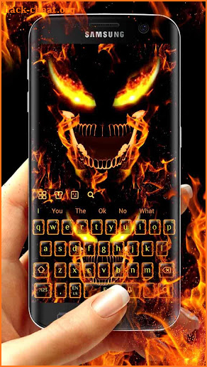 Fire Skull Keyboard screenshot