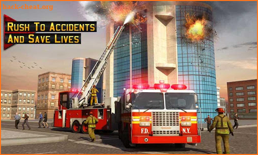 Fire Truck Driving School: 911 Emergency Response screenshot