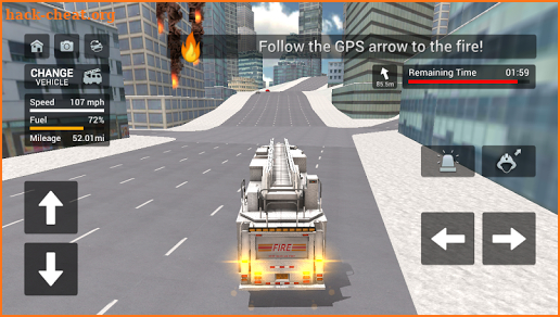 Fire Truck Driving Simulator screenshot