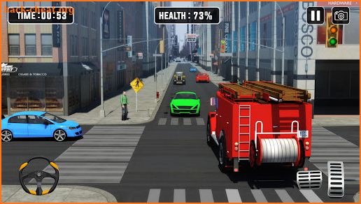 Fire Truck Driving Simulator:911 Fire Engine Games screenshot