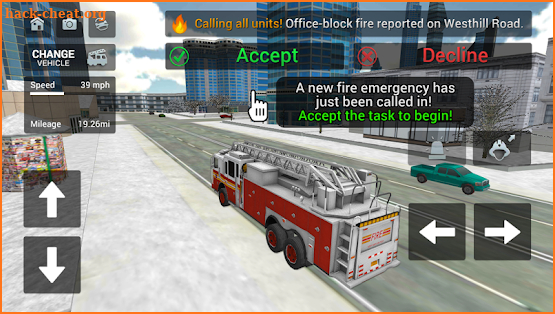 Fire Truck Rescue Simulator screenshot
