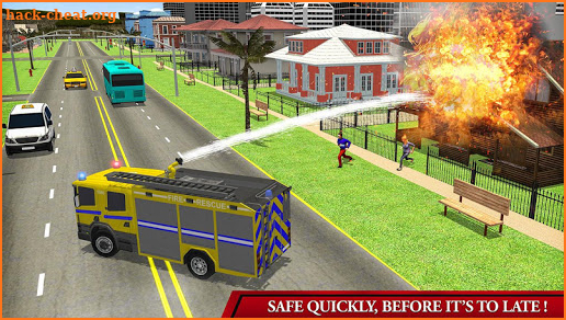 Fire Truck Simulator: Emergency Rescue Code 3D screenshot