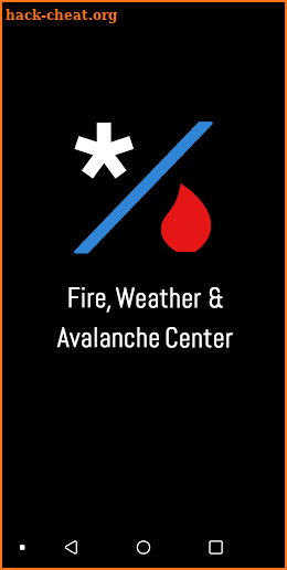 Fire, Weather & Avalanche Center (FWAC) screenshot
