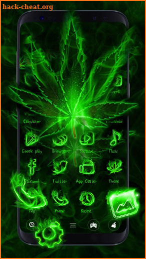 Fire Weed Rasta Themes HD Wallpapers 3D icons screenshot