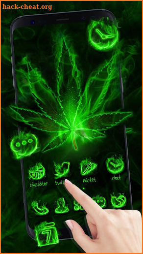 Fire Weed Rasta Themes HD Wallpapers 3D icons screenshot