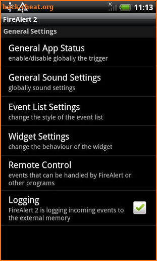 FireAlert 2 screenshot