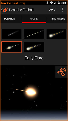 Fireballs In The Sky screenshot
