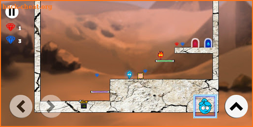 Fireboy Watergirl - Desert Temple screenshot