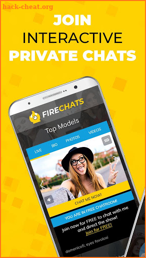 Firechats: Live Stream Video Chats screenshot