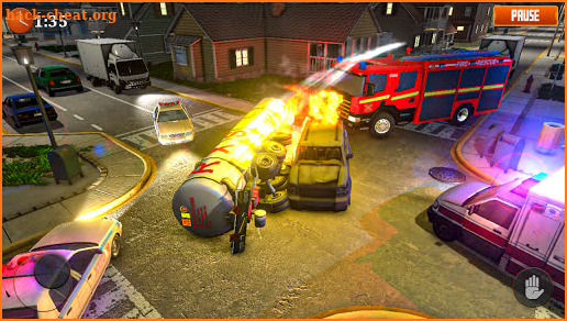 FireFighter Emergency Rescue Game-Ambulance Rescue screenshot