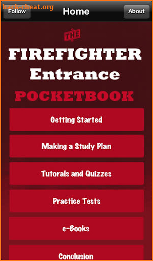 Firefighter Entrance Pocket Book screenshot
