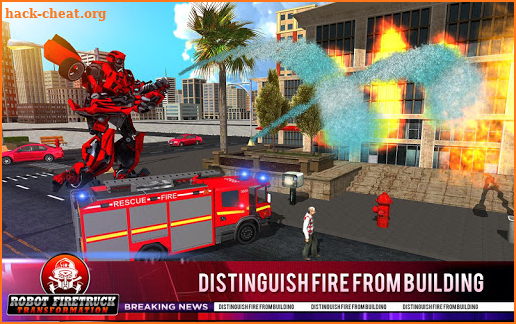 Firefighter Real Robot Rescue Firetruck Simulator screenshot