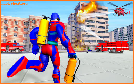 Firefighter Superhero Robot Rescue Mission screenshot