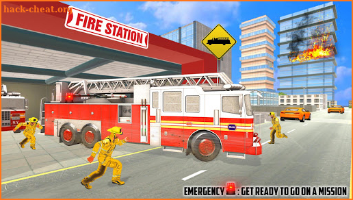 Firefighter Truck Driving Simulator screenshot