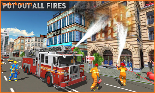 Firefighter Truck Simulator: Rescue Games screenshot