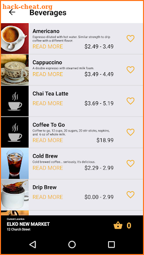 Firefly Coffee screenshot