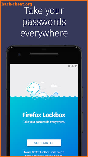 Firefox Lockbox screenshot
