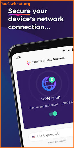 Firefox Private Network VPN screenshot