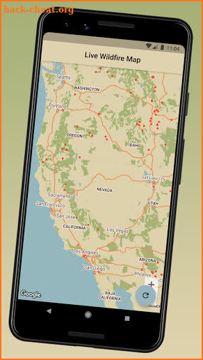 Firemap - Live Wildfire Coverage screenshot