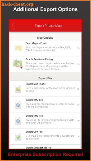 FireMapper for Enterprise screenshot