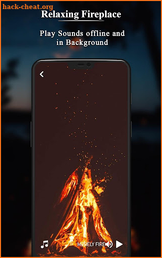 Fireplace with Crackling Fire screenshot