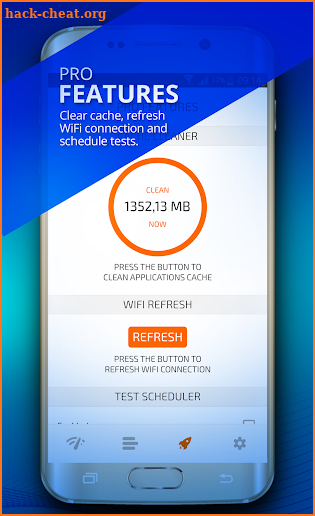 FIREPROBE Speed Test screenshot