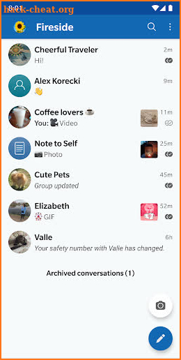 Fireside Messenger screenshot