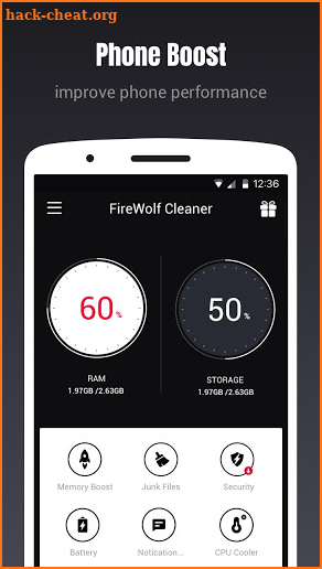 FireWolf Cleaner screenshot