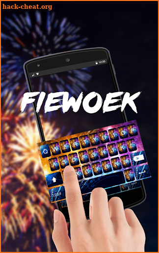 Firework Keyboard Theme screenshot