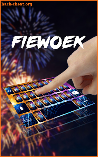 Firework Keyboard Theme screenshot