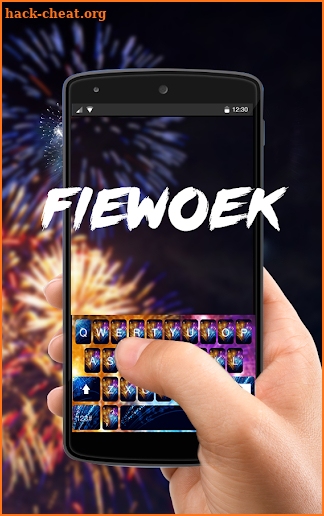 Firework Keyboard Theme screenshot